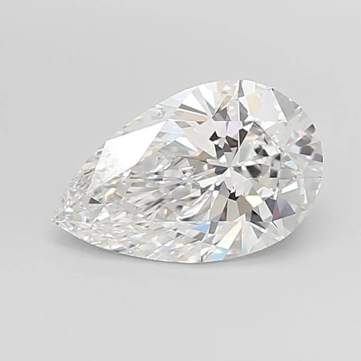 2.60ct Pear Lab Grown Diamond (Colour D, Clarity IF, Cut EX, IGI Certified)