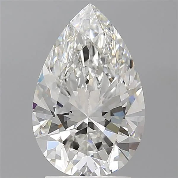 2.60ct Pear Lab Grown Diamond (Colour E, Clarity VVS2, IGI Certified)