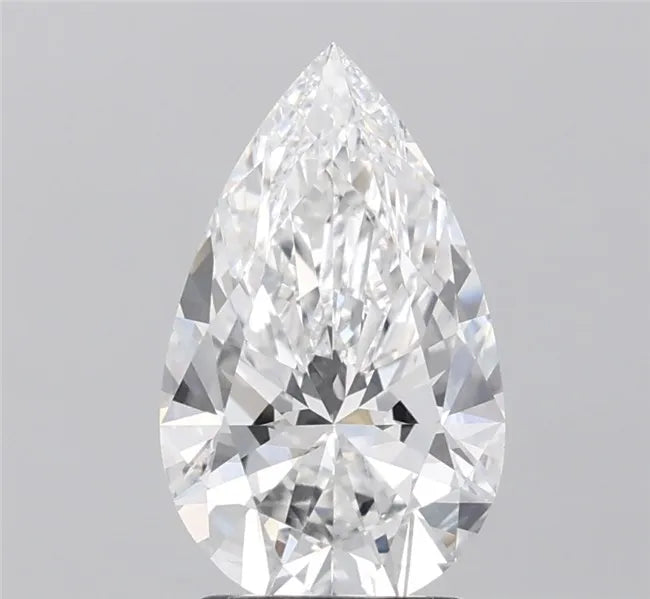 2.60ct Pear Lab Grown Diamond (Colour F, Clarity VVS2, IGI Certified)