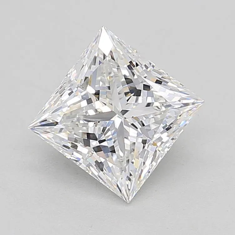 2.60ct Princess Lab Grown Diamond (Colour E, Clarity VS2, IGI Certified)