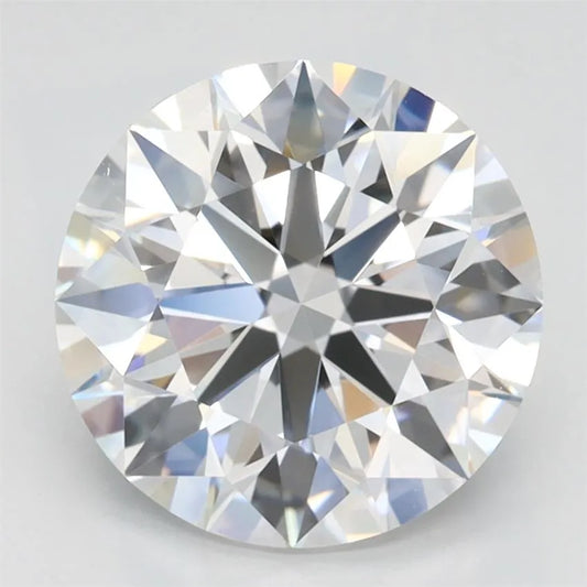 2.60ct Round Lab Grown Diamond (Colour D, Clarity IF, Cut ID, IGI Certified)