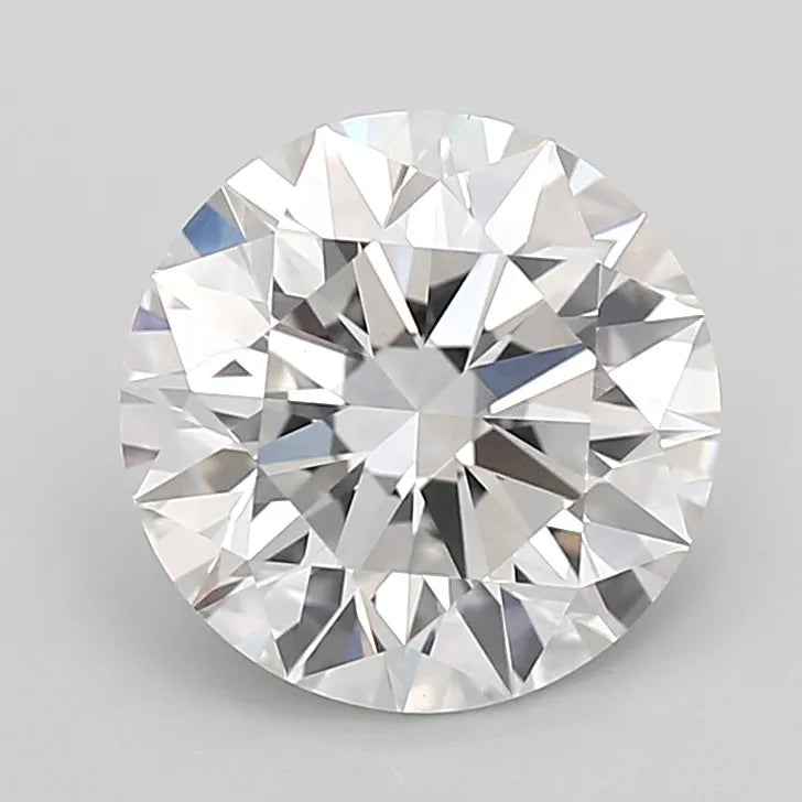 2.60ct Round Lab Grown Diamond (Colour E, Clarity VVS2, Cut ID, IGI Certified)