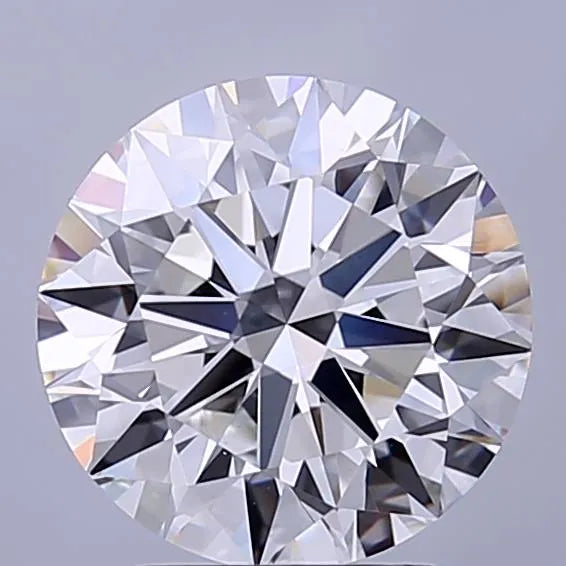2.60ct Round Lab Grown Diamond (Colour F, Clarity VVS2, Cut EX, IGI Certified)