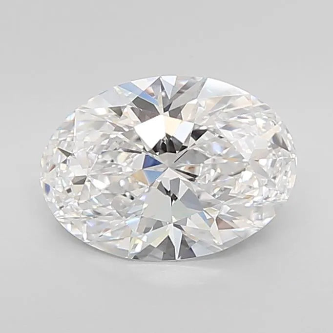 2.61ct Oval Lab Grown Diamond (Colour D, Clarity IF, Cut EX, IGI Certified)