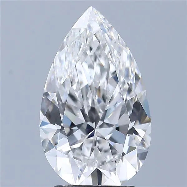 2.61ct Pear Lab Grown Diamond (Colour E, Clarity VVS1, IGI Certified)