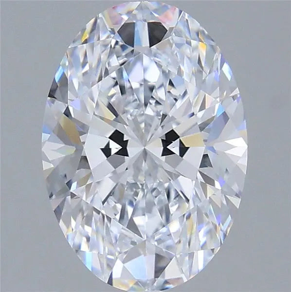 2.62ct Oval Lab Grown Diamond (Colour D, Clarity VVS2, IGI Certified)