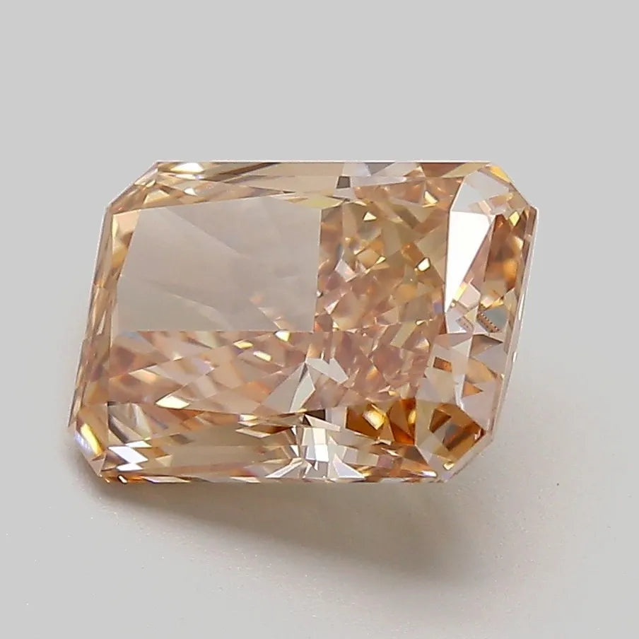 2.62ct Radiant Lab Grown Diamond (Colour Fancy Brown, Clarity VVS2, IGI Certified)