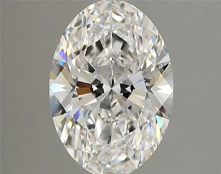 2.63ct Oval Lab Grown Diamond (Colour D, Clarity VVS2, IGI Certified)