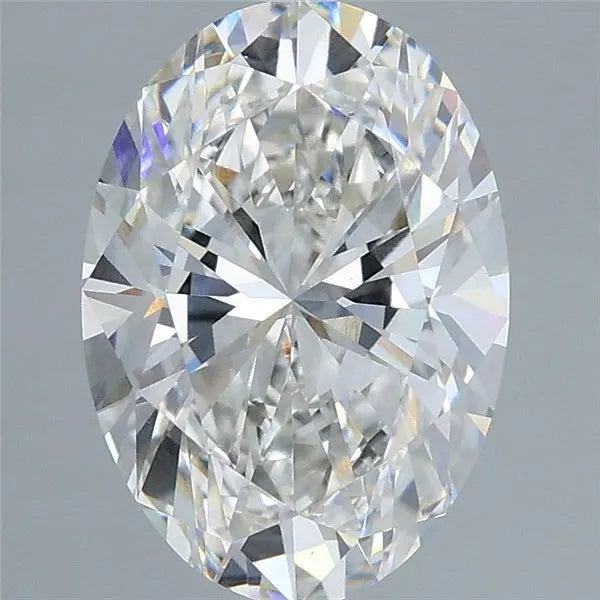 2.63ct Oval Lab Grown Diamond (Colour G, Clarity VVS2, IGI Certified)