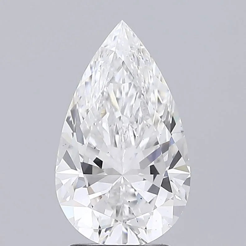 2.63ct Pear Lab Grown Diamond (Colour E, Clarity VS2, IGI Certified)