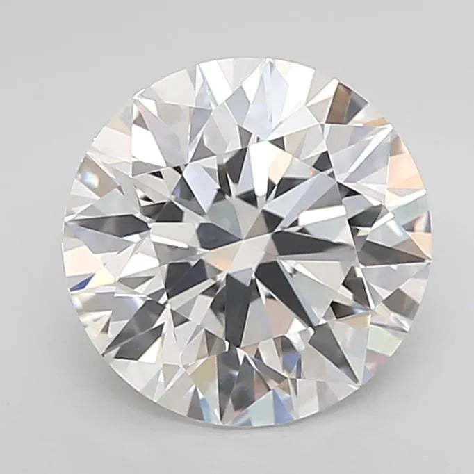 2.63ct Round Lab Grown Diamond (Colour D, Clarity IF, Cut ID, IGI Certified)