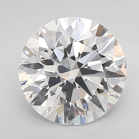 2.63ct Round Lab Grown Diamond (Colour D, Clarity IF, Cut ID, IGI Certified)