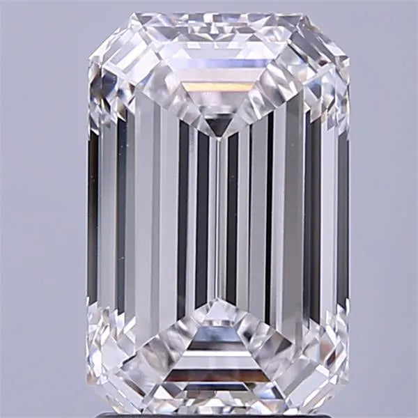 2.64ct Emerald Lab Grown Diamond (Colour E, Clarity VVS1, IGI Certified)