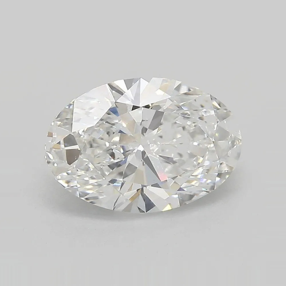 2.64ct Oval Lab Grown Diamond (Colour E, Clarity VVS2, IGI Certified)