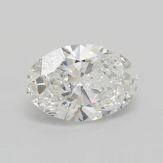 2.64ct Oval Lab Grown Diamond (Colour E, Clarity VVS2, IGI Certified)