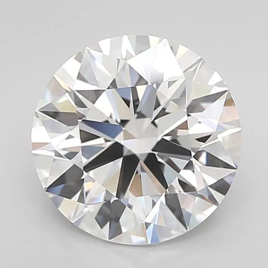 2.64ct Round Lab Grown Diamond (Colour D, Clarity IF, Cut ID, IGI Certified)