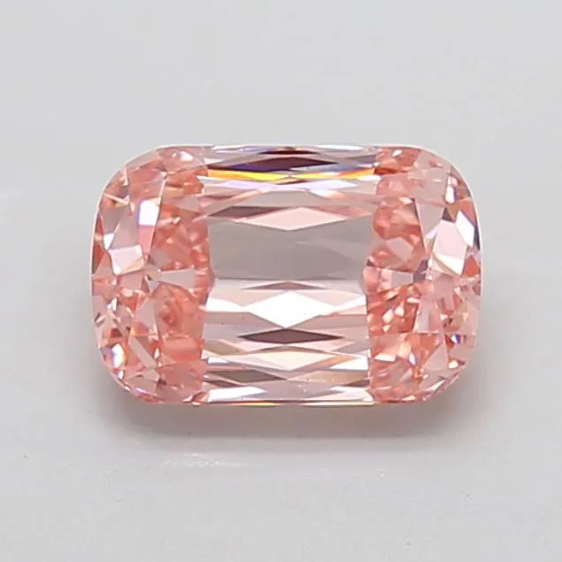 2.65ct Cushion modified Lab Grown Diamond (Colour Fancy Intense Pink, Clarity VS1, IGI Certified)
