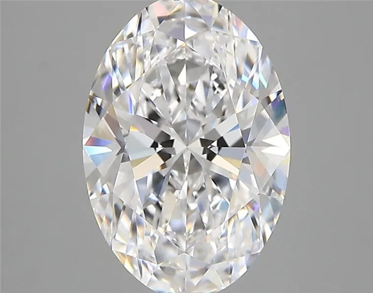 2.65ct Oval Lab Grown Diamond (Colour D, Clarity FL, IGI Certified)