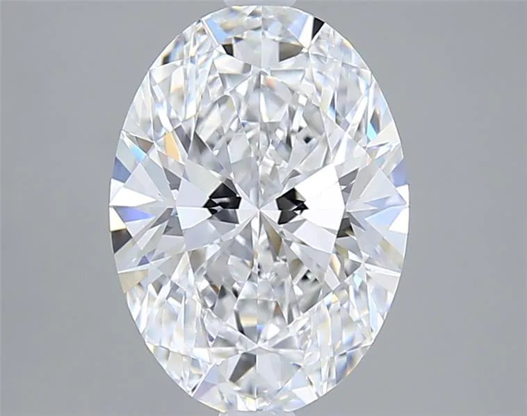 2.65ct Oval Lab Grown Diamond (Colour D, Clarity VVS2, IGI Certified)