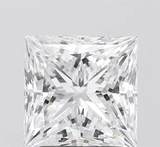 2.65ct Princess Lab Grown Diamond (Colour E, Clarity VVS2, IGI Certified)