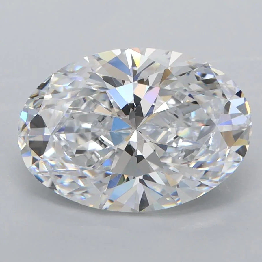 2.66ct Oval Lab Grown Diamond (Colour D, Clarity FL, IGI Certified)