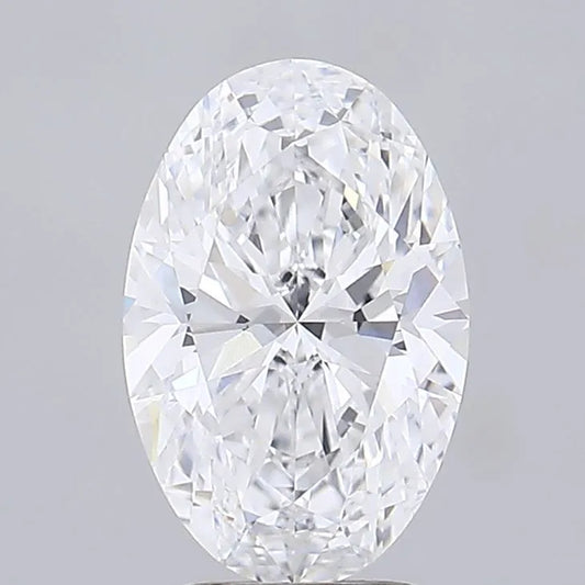 2.66ct Oval Lab Grown Diamond (Colour D, Clarity VVS1, IGI Certified)