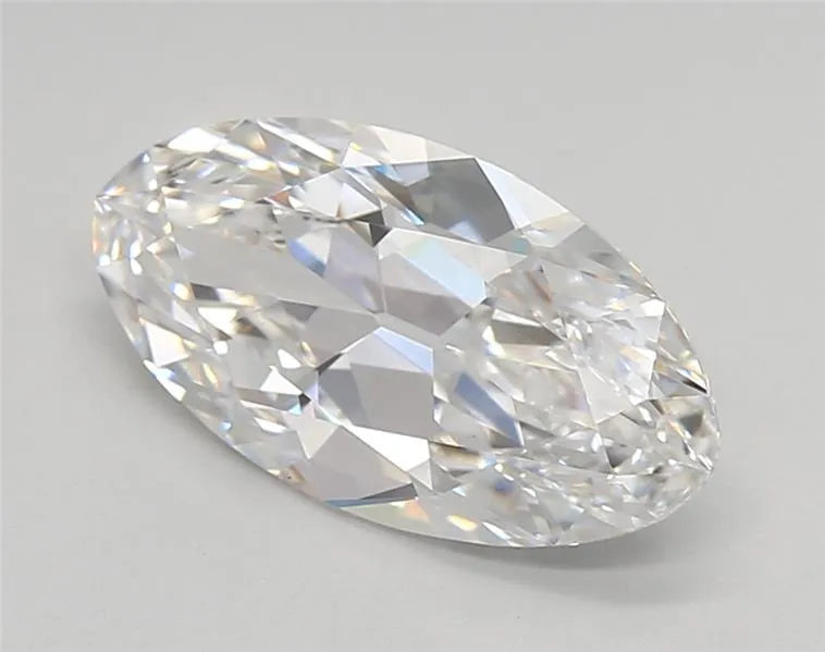 2.66ct Oval Lab Grown Diamond (Colour D, Clarity VVS2, IGI Certified)
