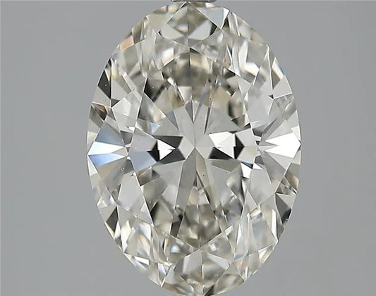 2.66ct Oval Lab Grown Diamond (Colour I, Clarity VVS2, IGI Certified)