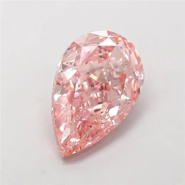 2.66ct Pear Lab Grown Diamond (Colour Fancy Intense Pink, Clarity VS1, IGI Certified)