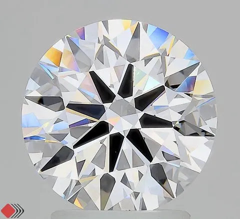 2.66ct Round Lab Grown Diamond (Colour D, Clarity VVS1, Cut ID, IGI Certified)