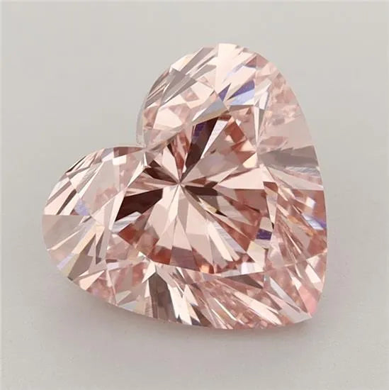 2.67ct Heart Lab Grown Diamond (Colour Fancy Intense Pink, Clarity VVS2, IGI Certified)