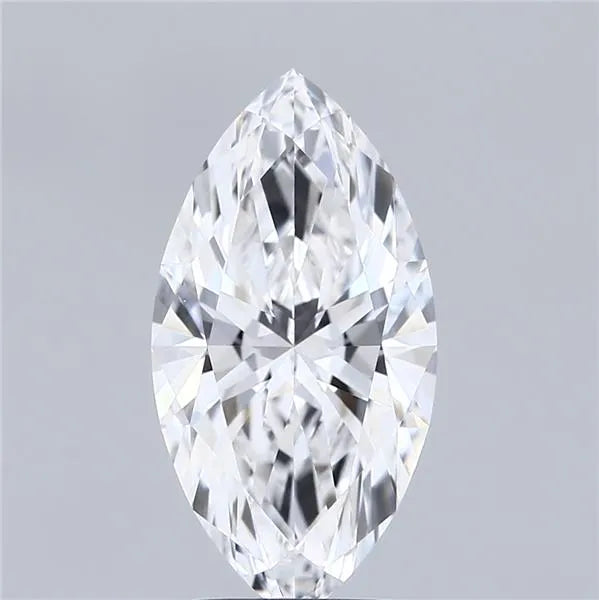 2.67ct Marquise Lab Grown Diamond (Colour D, Clarity VVS2, IGI Certified)