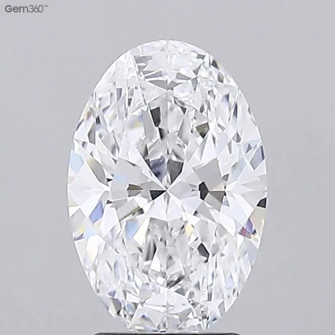 2.67ct Oval Lab Grown Diamond (Colour D, Clarity VVS1, GIA Certified)