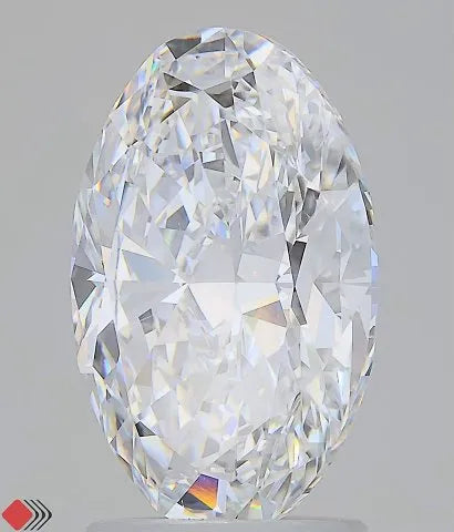 2.67ct Oval Lab Grown Diamond (Colour D, Clarity VVS1, IGI Certified)