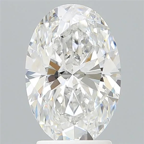 2.67ct Oval Lab Grown Diamond (Colour D, Clarity VVS2, IGI Certified)