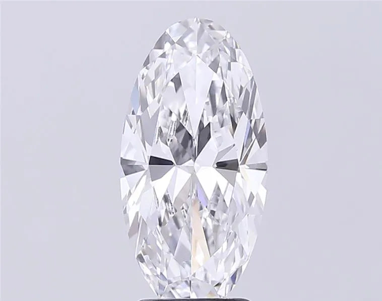 2.67ct Oval Lab Grown Diamond (Colour D, Clarity VVS2, IGI Certified)
