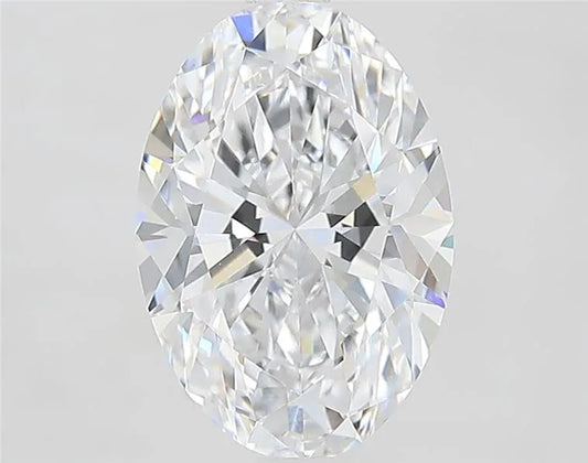 2.67ct Oval Lab Grown Diamond (Colour E, Clarity IF, IGI Certified)