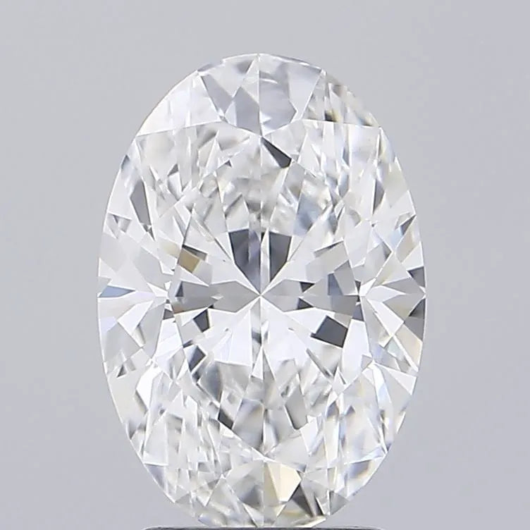 2.67ct Oval Lab Grown Diamond (Colour E, Clarity VVS2, IGI Certified)