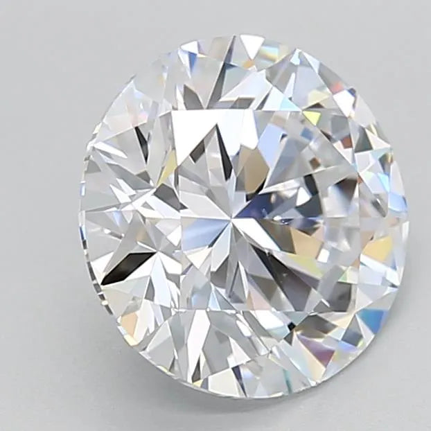 2.67ct Round Lab Grown Diamond (Colour D, Clarity VVS1, Cut EX, GIA Certified)