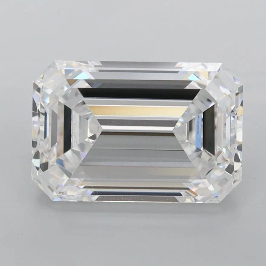 2.68ct Emerald Lab Grown Diamond (Colour D, Clarity FL, IGI Certified)