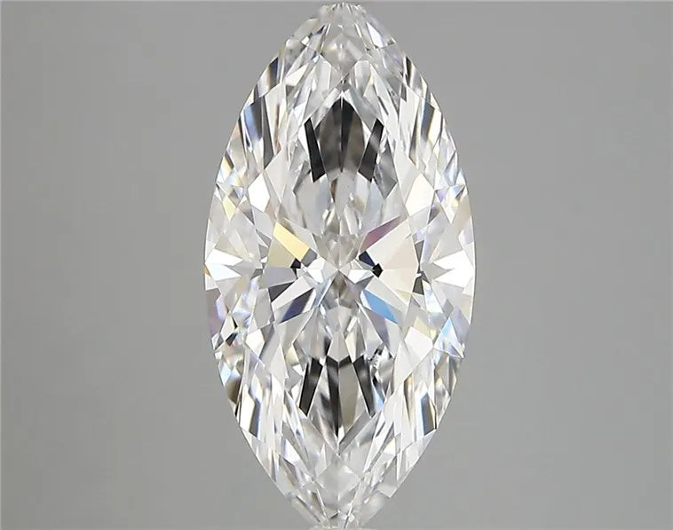 2.68ct Marquise Lab Grown Diamond (Colour D, Clarity VVS2, IGI Certified)