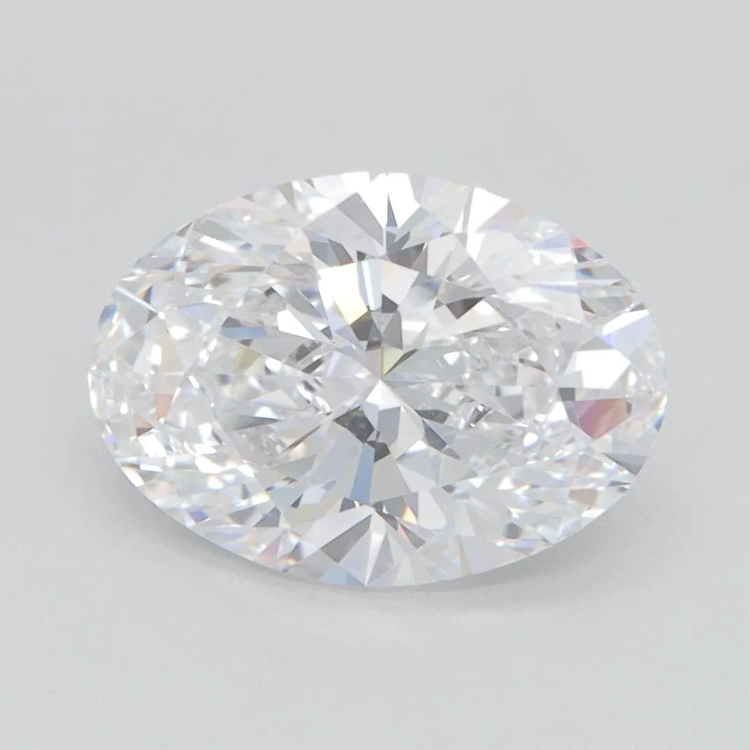 2.68ct Oval Lab Grown Diamond (Colour D, Clarity VVS1, GIA Certified)