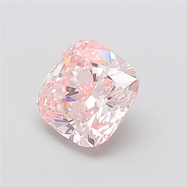 2.69ct Cushion modified Lab Grown Diamond (Colour Fancy Intense Pink, Clarity VVS1, IGI Certified)