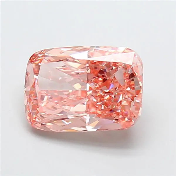 2.69ct Cushion modified Lab Grown Diamond (Colour Fancy Vivid Pink, Clarity VVS2, IGI Certified)