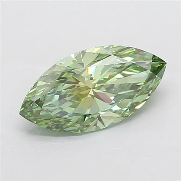 2.69ct Marquise Lab Grown Diamond (Colour Fancy Vivid Green, Clarity VVS2, IGI Certified)
