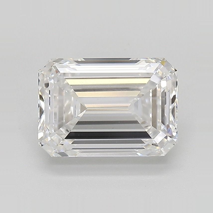 2.70ct Emerald Lab Grown Diamond (Colour E, Clarity VVS2, IGI Certified)