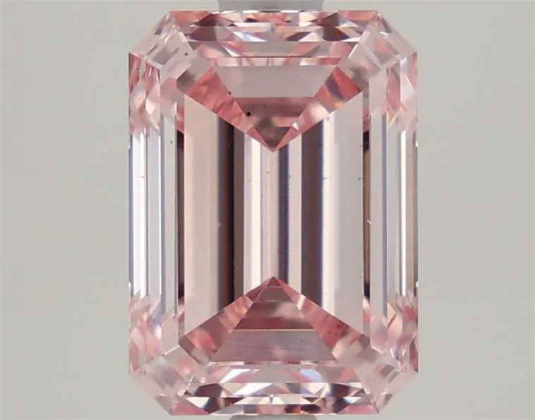 2.70ct Emerald Lab Grown Diamond (Colour Fancy Intense Pink, Clarity VS2, IGI Certified)
