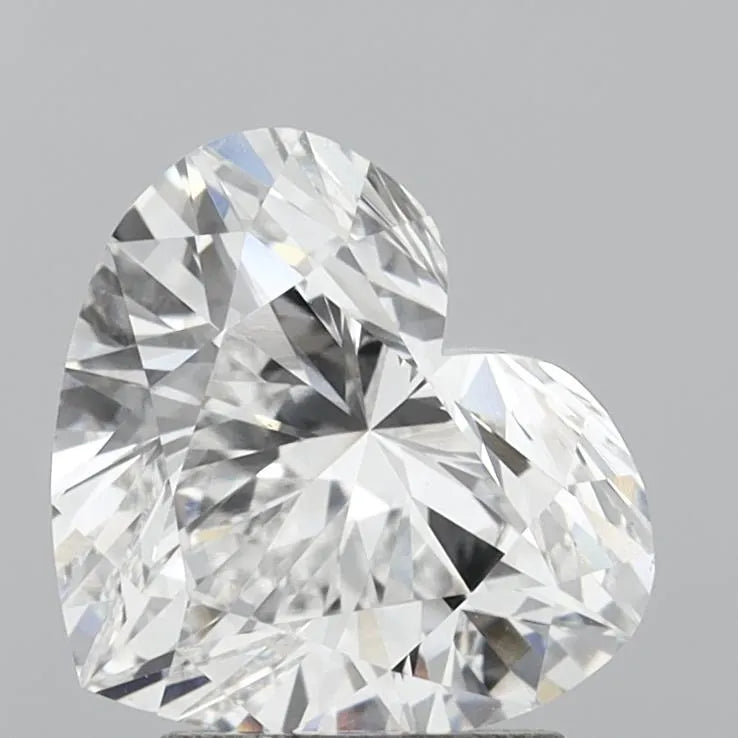 2.70ct Heart Lab Grown Diamond (Colour D, Clarity VVS2, IGI Certified)