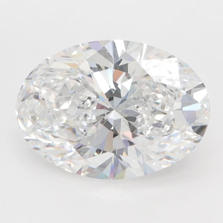 2.70ct Oval Lab Grown Diamond (Colour D, Clarity IF, IGI Certified)