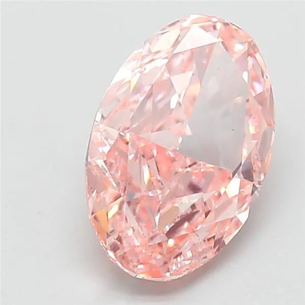 2.70ct Oval Lab Grown Diamond (Colour Fancy Intense Pink, Clarity VS1, IGI Certified)